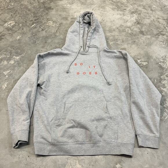 Mac Miller Hoodie Men Medium Gray So It Goes Official Hoodie 2018 Album Swimming - Picture 1 of 8